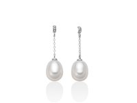 Orecchini Miluna Donna ORECCHINI DI PERLE in Oro bianco Perla PER2611